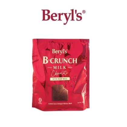 Beryl's B.Crunch Milk Chocolate with Malt Ball 150G