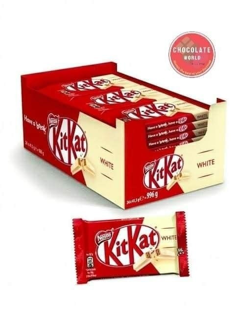 KitKat white 4 Fingers Chocolate Bar (24pcs Box) 966G