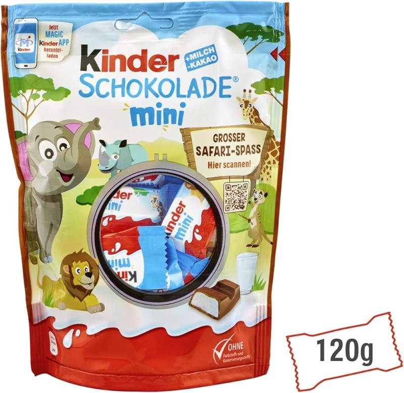 Kinder Chocolate Mini (20minis) 120gm