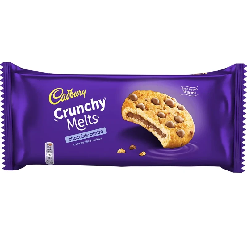 Cadbury Crunchy Melts Chocolate Centre Cookies 156gm